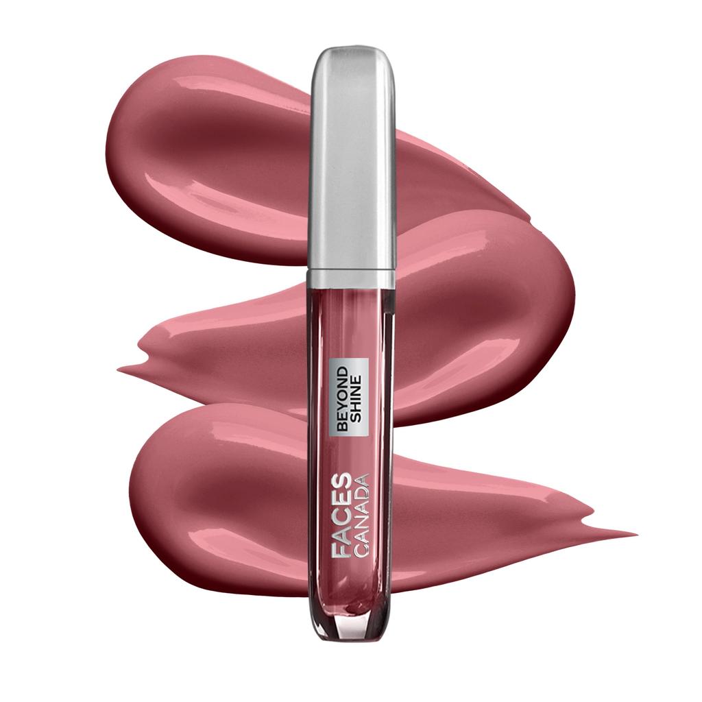 FACESCANADA Beyond Shine Lip Gloss - Baebe 03, 3.8Ml | Lightweight Non-Sticky Luxurious Texture For Glossy Lips | Instant Shine | Fuller, Supple
