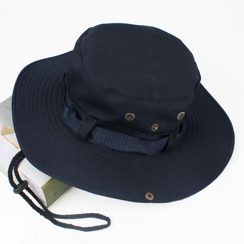 Sonnenhüte für Herren, Outdoor-Angelmütze, breite Krempe, UV-Schutz, Damen, Fischerhut, Sommer, Wandern, Fischermütze