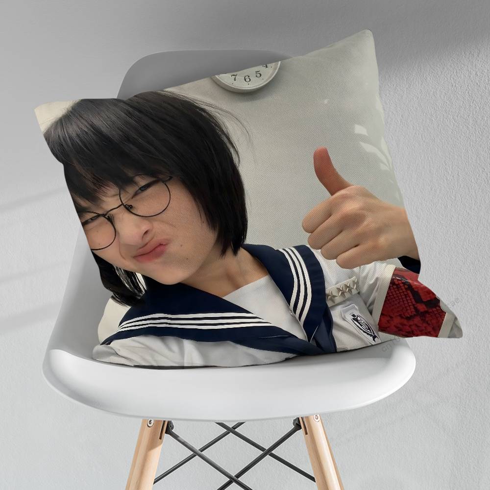 Band AAtarashii GGakko Throw Pillow Case Living Room Sofa Cushion Cover For Home Bedroom Decoration Protector