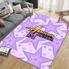 Hannah Montana Poster Flannel Printed Carpet, Home Sofa Decoration for Living Room & Bedroom, Non‑Slip Play Flannel Floor Mat for Game Room