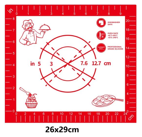 

New Oversize 80/70/60cm Silicone Baking Mat Pastry Rolling Kneading Pad Kitchen Crepes Pizza Dough Non-stick Pan Pastry mat