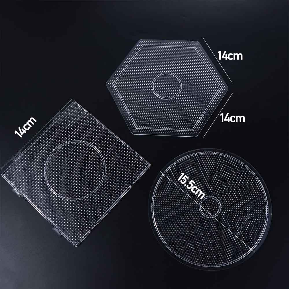 Puzzle Puzzle Beadbond Beads Tool Transparent Pegboard Diy Toy Beads Template Puzzle Template