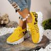 Large Size Color Matching Muffin and Thick-soled Cross-strap Casual Single Shoes Spring New Soft-soled Fly-woven Shoes