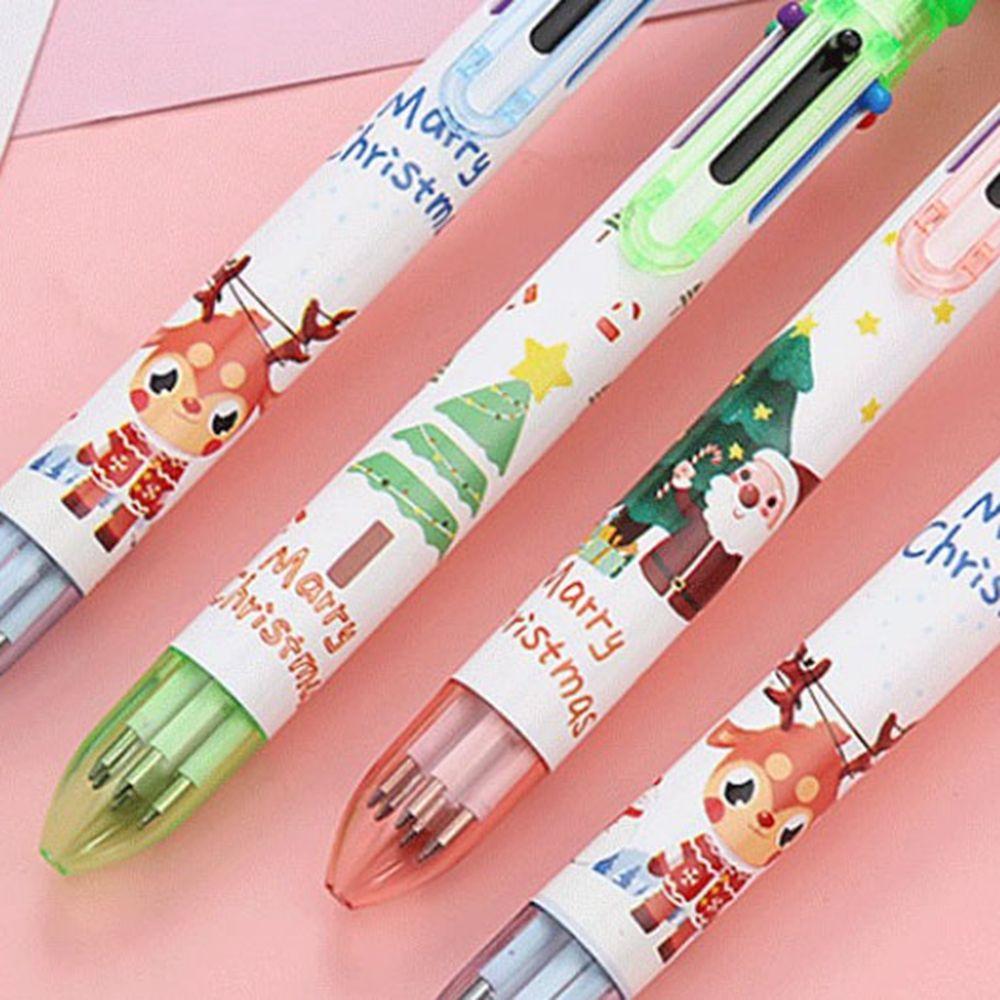 Christmas Decor Santa Claus Christmas Tree Reindeer Gel Pen Neutral Pens Ballpoint Pen Stationery