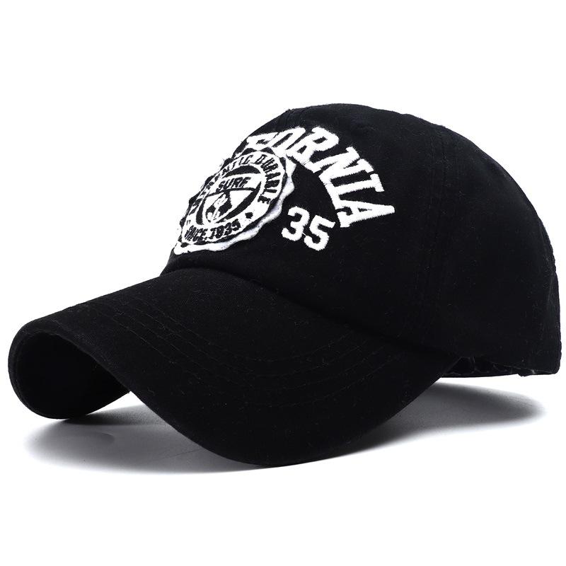Yiran bag Nieuwe Californi&euml; Geborduurde Baseballpet Snapback Pet Gorra Beisbol Man Verstelbaar Zwart Papa Petten Voor Mannen Vrouwen Gorras Adjustable