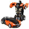 Popular Children's Deformed Toy Robot and Car Set for Educational Play At Street Markets and Night Stalls.