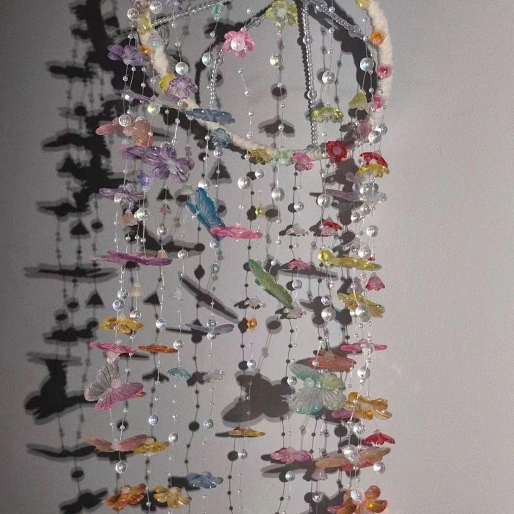 Koi Butterfly Wind Chimes Material Kit Home Decor Accessories Hanging Ornaments Courtyard