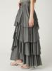 Sheer Tiered Skirt FWFS254003GRY0