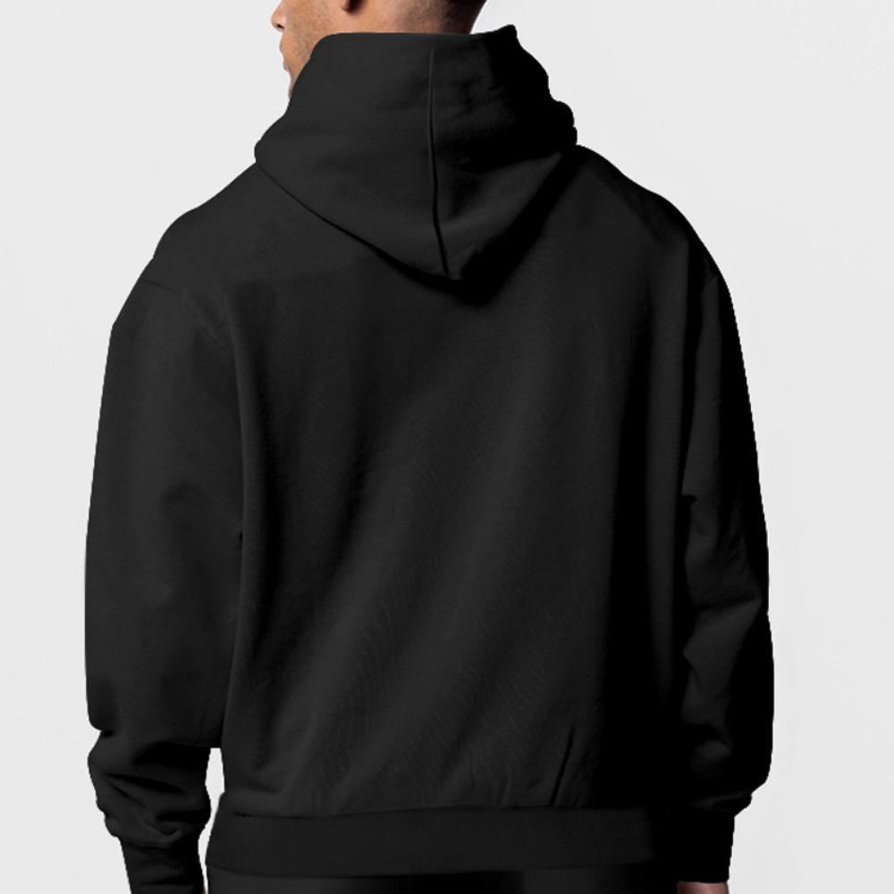 Men's Comfortable Thick Hooded Sweatshirt, Zipper Sports Shirt, Long Sleeved Sweatshirt, Autumn and Winter Season