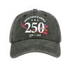 United States of America 250 Years Anniversary Adjustable Baseball Cap 1776 to 2026 Embroidered Cotton Hat Unstructured Dad Cap