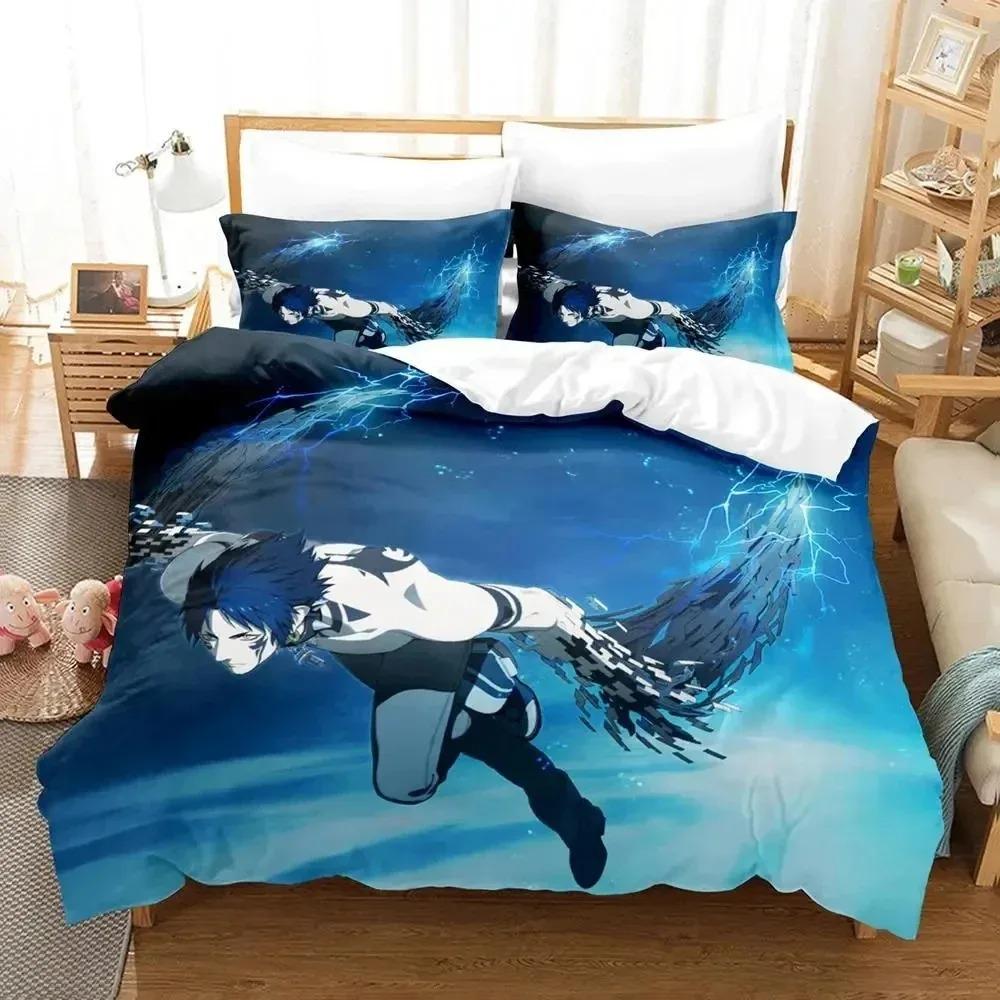 Anime DRAMAtical Murder Game Bedding Set Duvet Cover Bed Set Quilt Cover Pillowcase Comforter King Queen Size Boys Adult Bedding