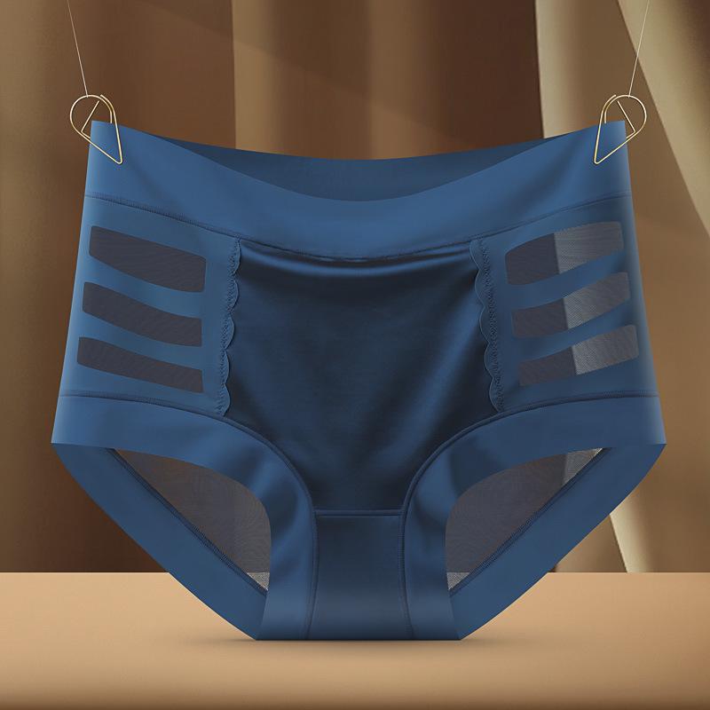 Luxury Satin Hollow-Out Women's Underwear, 10A Grade Mulberry Silk, Antibacterial Crotch, Breathable & Comfortable Fabric.