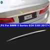 Accessories Rear Tail Door Strip Tailgate Trunk Trim Cover Exterior Parts Stainless Steel For BMW 5 Series G30 530I 2017 -