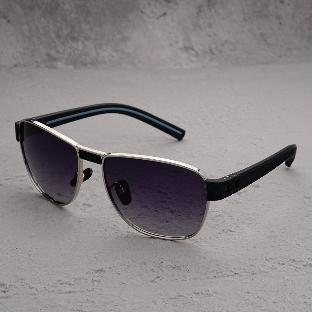 Occhiali da Sole Aviator Polarizzati Classici Retrò da Uomo - Eleganti di Alta Gamma con Cerniera a Molla per Guidare