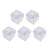 Clear Chalk Protections Box Portable Billiard Chalk Storage Case Plastic Billiard Chalk Powder Box Billiard Accessories