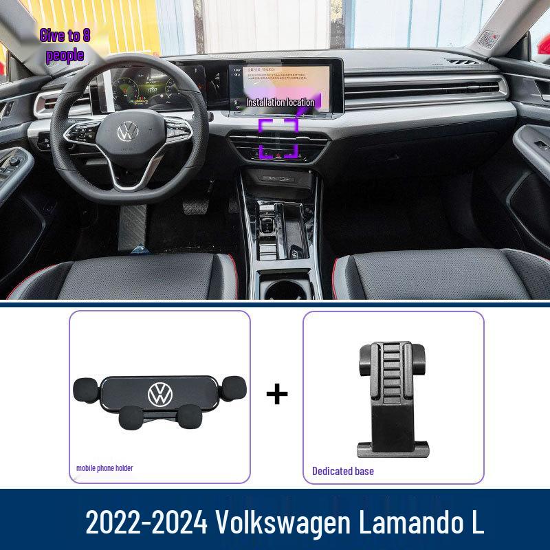 Volkswagen Lamando Držák na telefon do ventilace a klip na navigaci