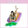 Trendy Pineapple Inflatable Swim Ring Life Float Pvc Material Yellow Pink Color Options