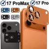 Aluminiumlegierung Metall Kameraobjektivschutz Gehärtetes Glas Kameraobjektivabdeckung HärteSchutz für iPhone 17 Pro Max 17PM 17Pro