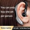 Wireless Bluetooth-compatible Headsets Single Earbuds with Voice Answering & Noise Reductions for Trucker Driving