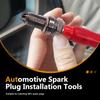 Car Spark Plug Rubber Boot, High Heat Resistant Insulation Sleeve, Long Double-Mouth Spark Plug Nozzle Installation Hose Sleeve, Universal for Most