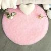 Fluffy Round Rug For Bedroomfuzzy Kids Room Carpet Shaggy Living Room Sofa Area Rug Soft Nursery Floor Mat Home Decor