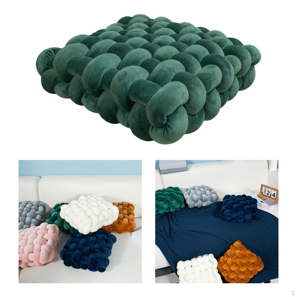 Decorative Throw Cushion Pillow Handmade Desktop Bedding Couch Knot