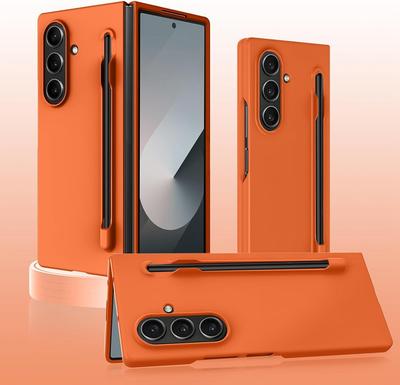 For Samsung Z Fold 7 6 Case With S Pen Holder and Pen Slim Matte PC Shockproof Cover for Samsung Galaxy Z Fold 7 6 5 4 3 Fold7