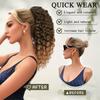MERISIHAIR Synthetic Loose Long Curly Ponytail Wig High Temperature Fiber Extensions Easy To Wear Ponytail For Women Daily Wear