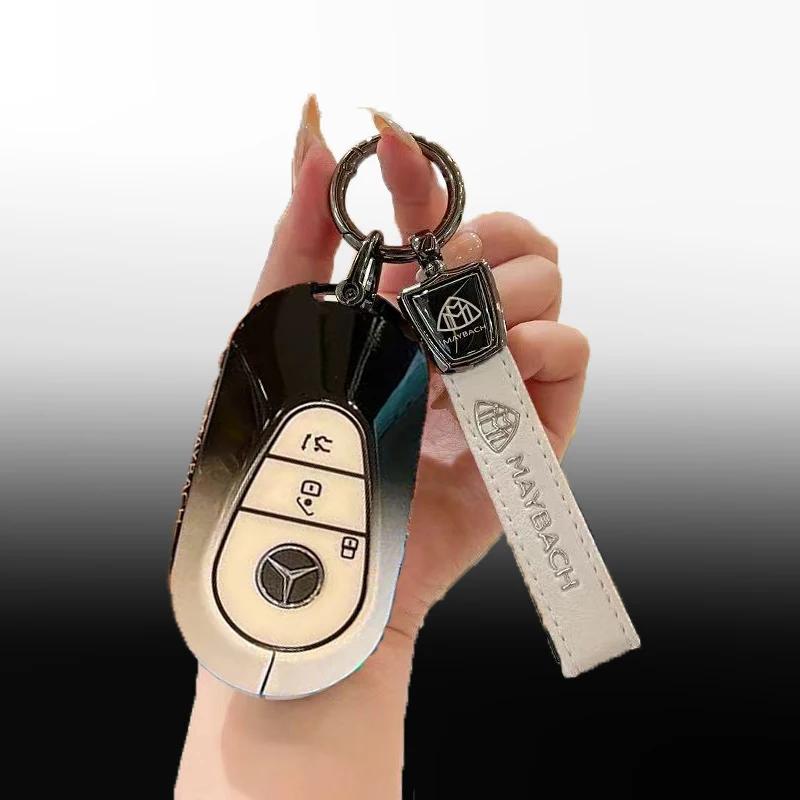 REE4 Car Smart Key Cover Case Remote Shell Fob Holder For Mercedes Benz C E S Class GLC W206 W223 W214 E300 C260 C300 S450 S500 S400