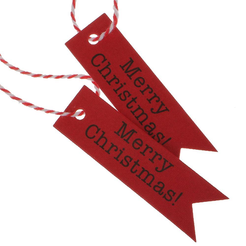 With Rope Party Supplies Home Decor Kraft Paper Tags Christmas Ornaments Gifts Label Xmas Hanging
