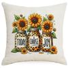 Sunflower Pillow Case European and American Style Home Sofa Pillow Combination Color Sofa Pillow
