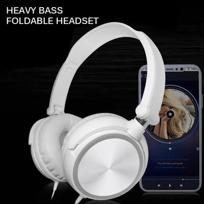 Kabelgebundene Kopfhörer 3,5 mm Bass Stereo Faltbar Mit Mikrofon Verstellbare Kopfhörer Geeignet Für PC MP3 Mobiltelefone Kopfhörer