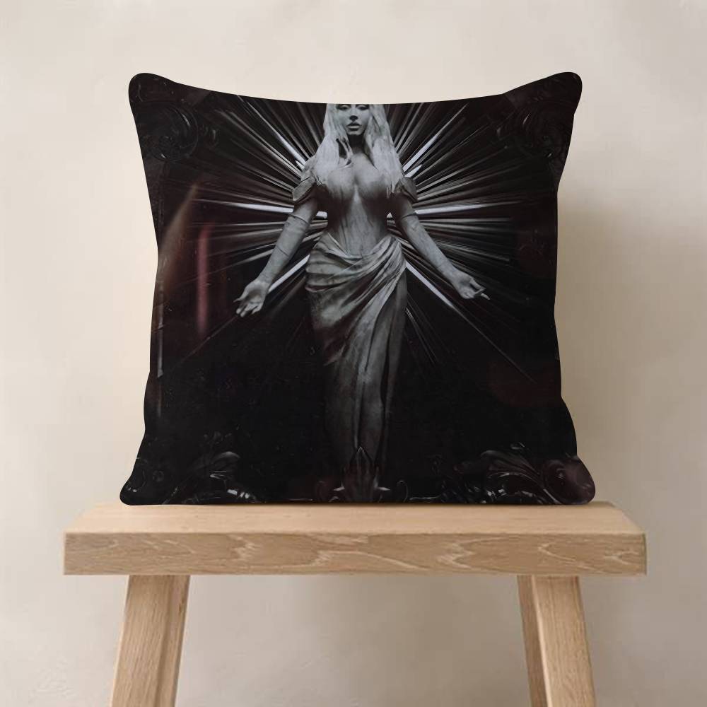 Christina Aguilera Singer Cushion Cover Inches Farmhouse Decor Home Throw Pillow Covers For Couch Decorations