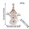 Cute Christmas Snowman Decoration Handmade Snowman Doll Desktop Ornaments  Christmas