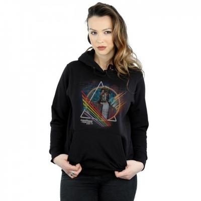 Womens/Ladies Guardians Of The Galaxy Neon Star Lord Masked Hoodie