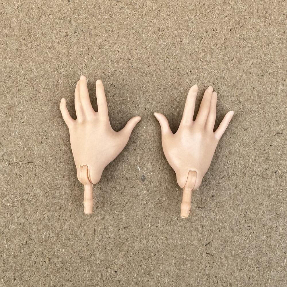 1/6 Original Monster Doll Replacement Hands And Arms White Brown Beige Green Blue Skin Tone Toys DIY Accessories
