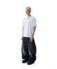 AAKAM Cracked Sun Half Top (White)