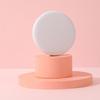 Rechargeable Foldable LED Makeup Mirror - Portable Handheld Vanity Table Mirror with Lights