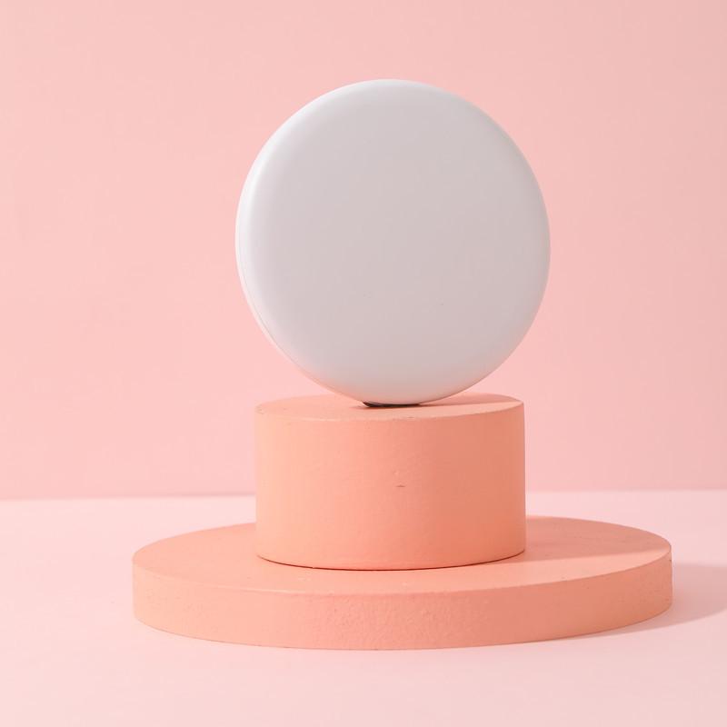 Rechargeable Foldable LED Makeup Mirror - Portable Handheld Vanity Table Mirror with Lights