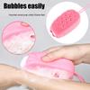 Silikon Kabarcıklar Banyo Fırçası Peeling Duş Masaj Fırçası Çift Taraflı Vücut Yıkama Fırçaları
