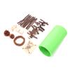 10 Pieces of Hamster Molar Toys Set Wooden Molar Exercise Toys Accessories for Hamster Rabbit Guinea Pig Parrot