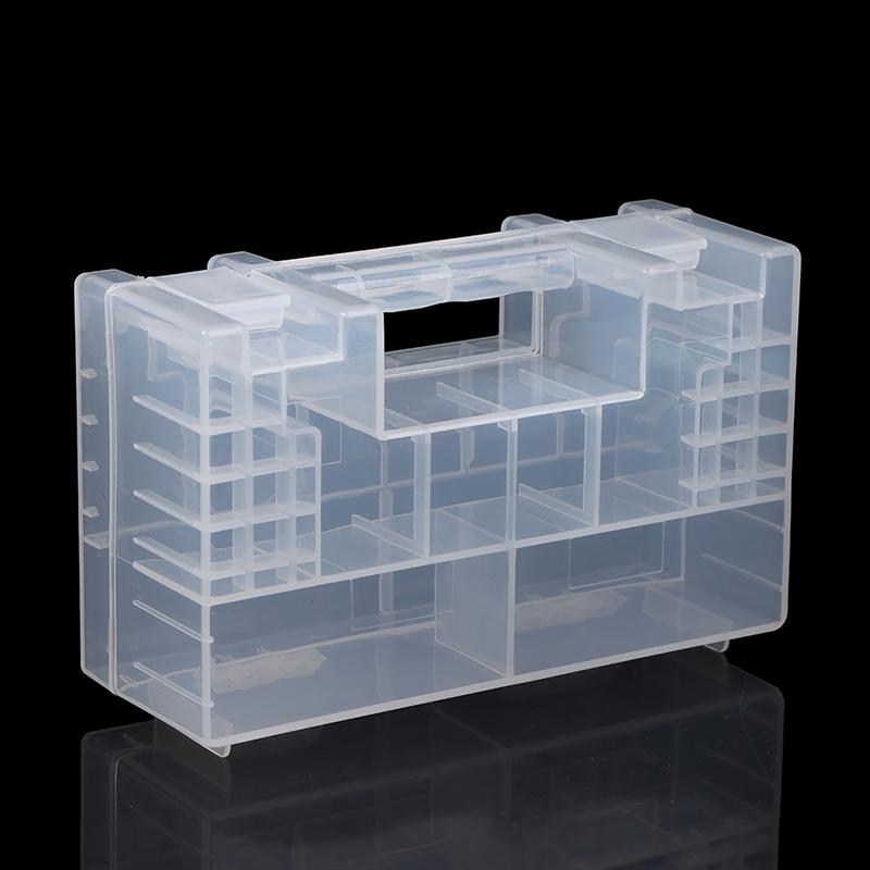 Plastic Battery Box Storage Case Holder Organizer For Aa Aaa C D 9V Batteries