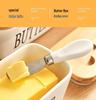 European-Style Ceramic Butter Dish with Lid - Cheese Storage Box for Fresh-Keeping In Kitchen