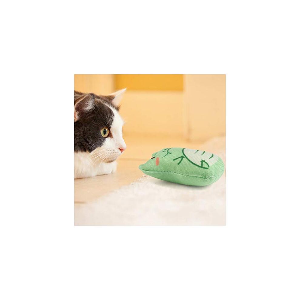 Dorakitten Cat Catnip Toys 5PCS Plush Interactive Cat Toys - Cat Chew Toy Bite Resistant Catnip Filled Kitten Toy for Cat Kitten Teeth Cleaning