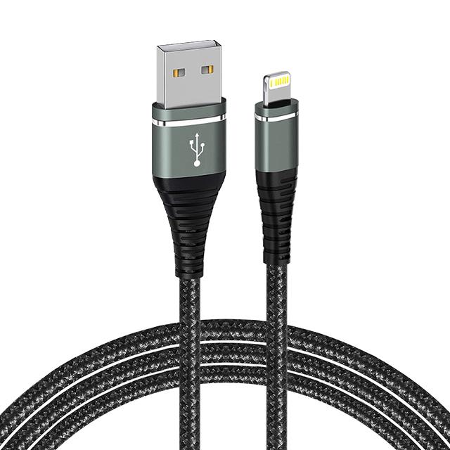

Lightning Cable USB Fast Charging Cord for 14 13 12 11 Pro Max XS X XR 7 8 6 Plus SE Nylon Braided Charger Cord 1m