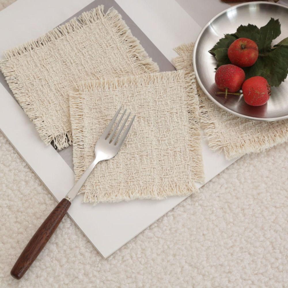 Cotton Decorative Placemat Soft Utensil Pads High Quality Table Mat