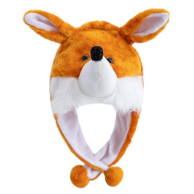 New Style Unisex Funny 3D Animal Style Decorative Hat Mischievous Couple Cap For Man Women Plush Winter Lovely Family Hat