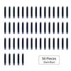 100 Pieces Fountain Pen Ink Cartridges Black Color Ink Refill Cartridge with 3.4 Mm Bore Diameter for   School Student Writing Stationery Supplie