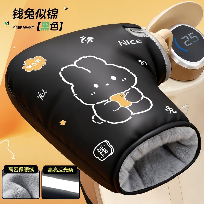 Electric Scooter Handlebar Grip Covers Winter Warm Waterproof Windproof Thick Cotton Hand Protectors Riders
