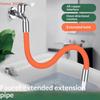 [HGS]360° Rotation Bending Faucet Extender Wash Basi Bathroom 20/30/50CM Universal Kitchen Orange Faucet Extension Hose Bathroom